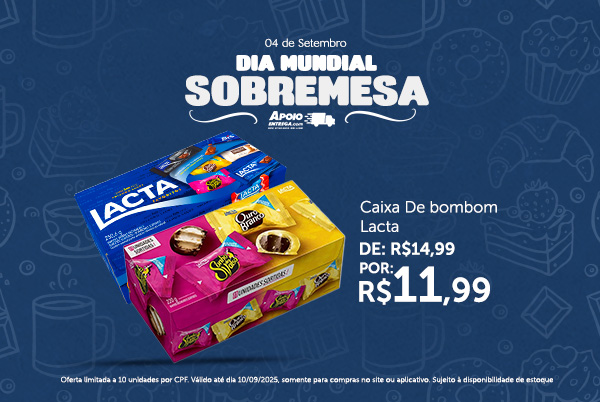Mondelez - Dia 04 de Setembro Dia Mundial da Sobremesa 10/09